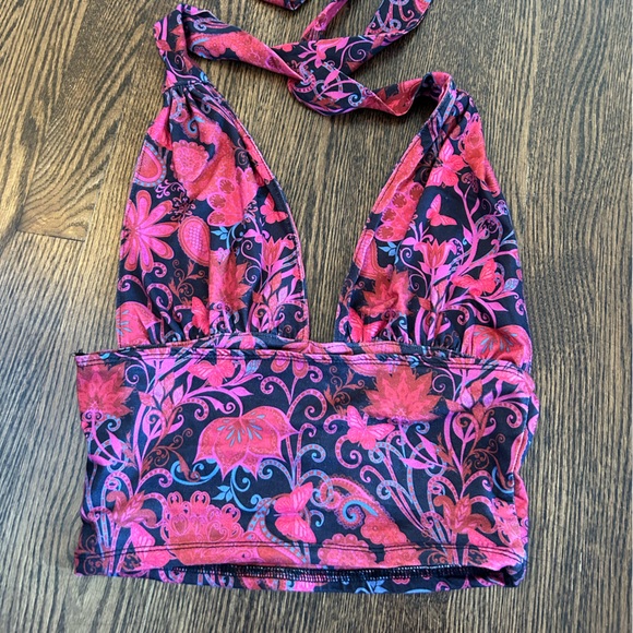 Tie print top - Picture 2 of 2